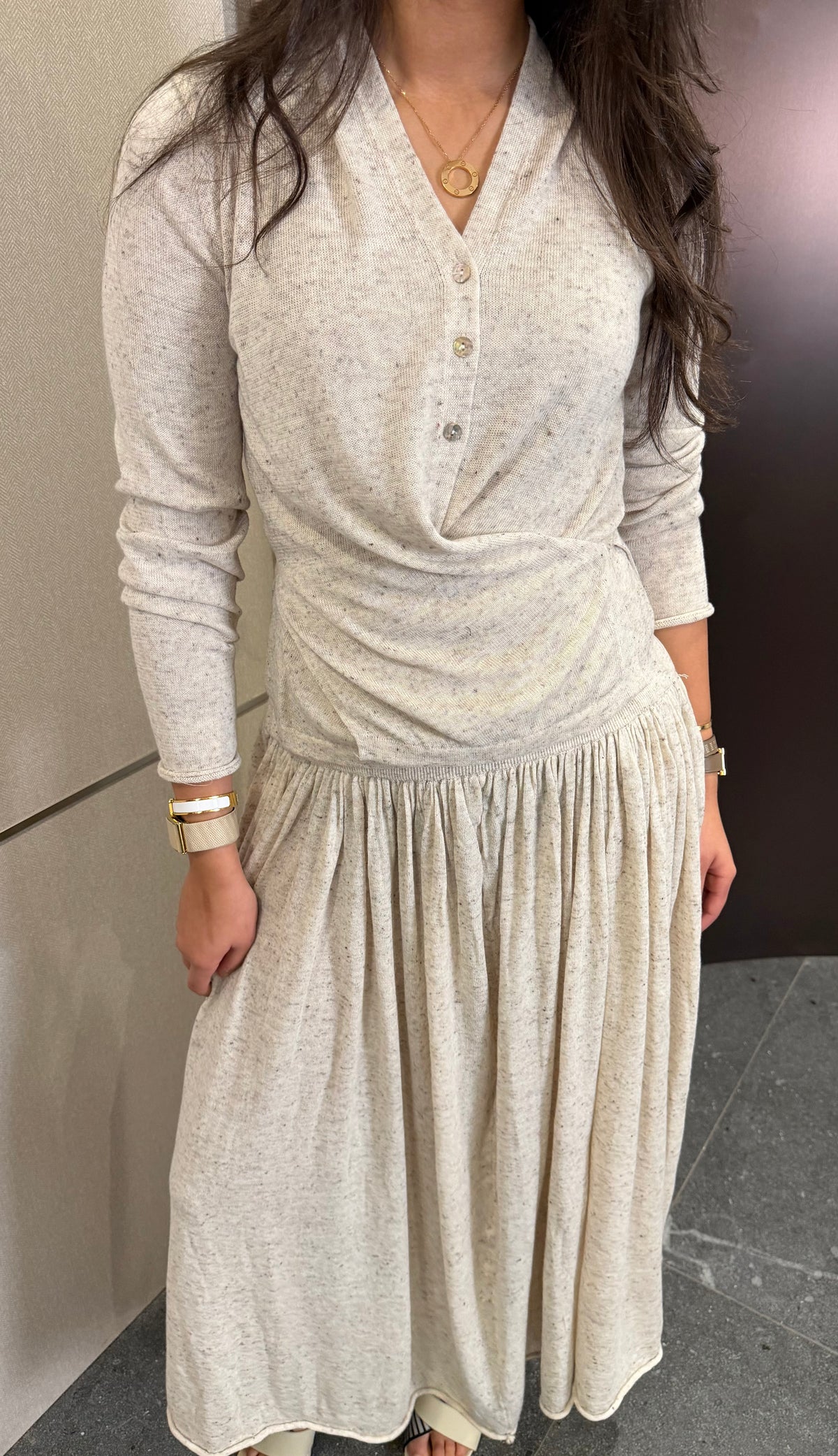 The oatmeal knit set